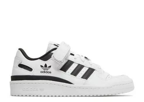 Кроссовки Adidas WMNS FORUM LOW 'WHITE BLACK', белый