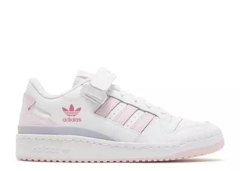 Кроссовки Adidas WMNS FORUM LOW 'WHITE CLEAR PINK', белый