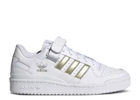 Кроссовки Adidas WMNS FORUM LOW 'WHITE GOLD METALLIC', белый