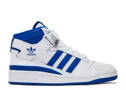 Кроссовки Adidas WMNS FORUM MID 'WHITE ROYAL BLUE', белый