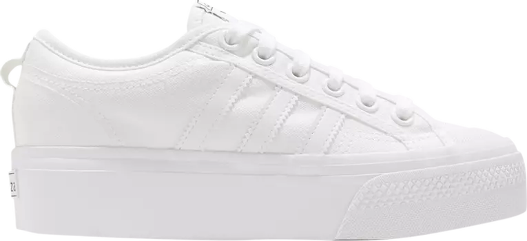 Кроссовки Adidas Wmns Nizza Platform, белый