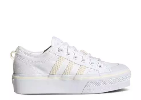 Кроссовки Adidas WMNS NIZZA PLATFORM 'OFF WHITE CREAM', белый