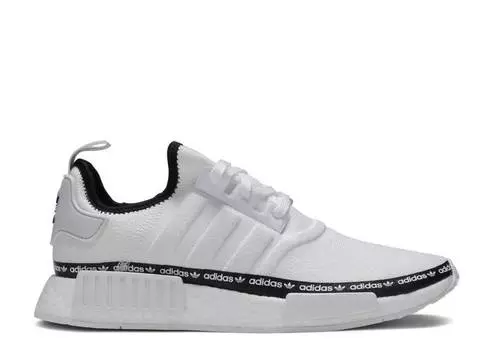 Кроссовки Adidas WMNS NMD_R1 'WHITE TAPE LOGO', белый