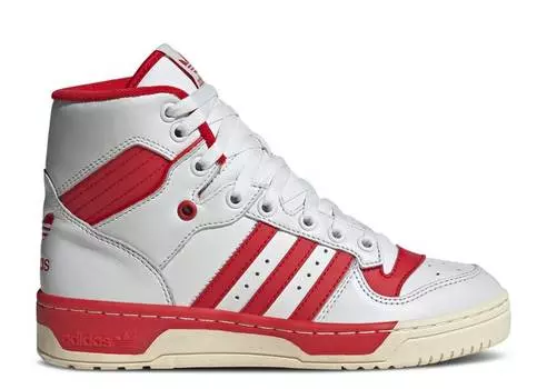 Кроссовки Adidas WMNS RIVALRY HIGH 'WHITE SCARLET', белый