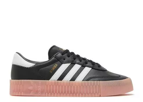 Кроссовки Adidas WMNS SAMBAROSE 'BLACK TRUE PINK', черный