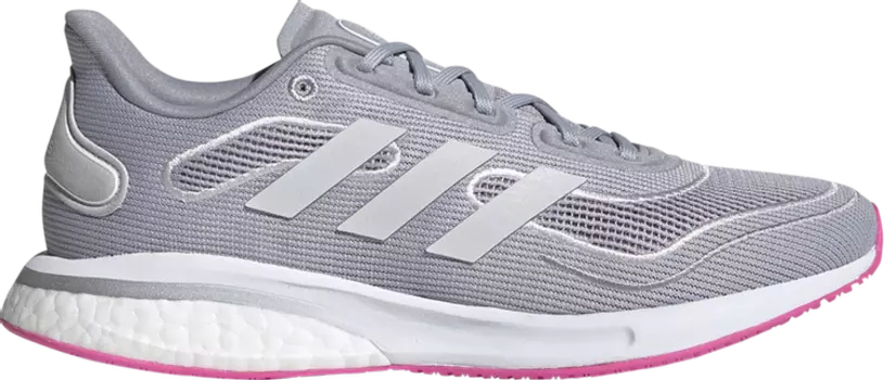 Кроссовки Adidas Wmns Supernova 'Halo Silver Pink', серый