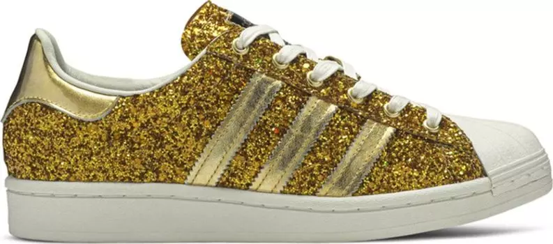 Кроссовки Adidas Wmns Superstar 'Sparkling Gold', золотой