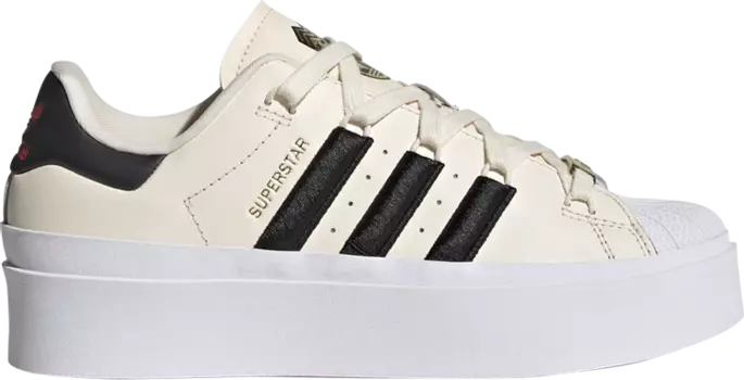Кроссовки Adidas Wmns Superstar Bonega 'Wonder White Black', кремовый