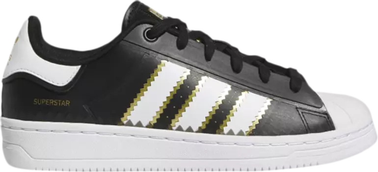Кроссовки Adidas Wmns Superstar OT Tech 'Black Gold Metallic', черный