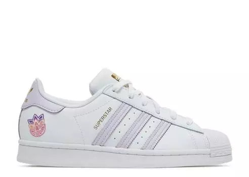 Кроссовки Adidas WMNS SUPERSTAR 'WHITE PURPLE TINT', белый