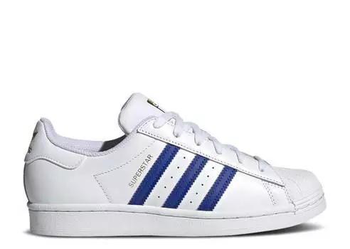Кроссовки Adidas WMNS SUPERSTAR 'WHITE SEMI LUCID BLUE', белый