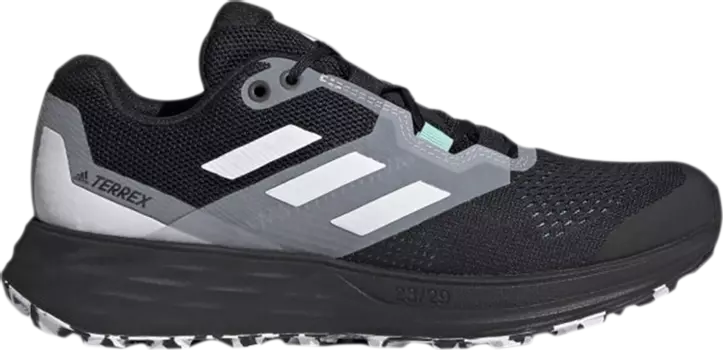 Кроссовки Adidas Wmns Terrex Two Flow Trail 'Black White', черный