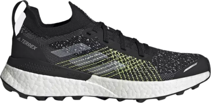 Кроссовки Adidas Wmns Terrex Two Ultra Primeblue 'Black Solar Yellow', черный