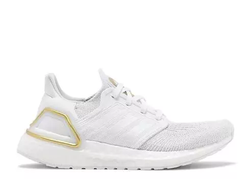 Кроссовки Adidas WMNS ULTRABOOST 20 'WHITE GOLD METALLIC', белый