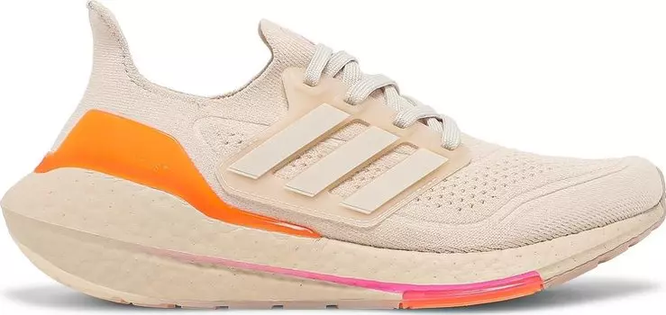 Кроссовки Adidas Wmns UltraBoost 21 'Halo Ivory Ultra Pop', кремовый