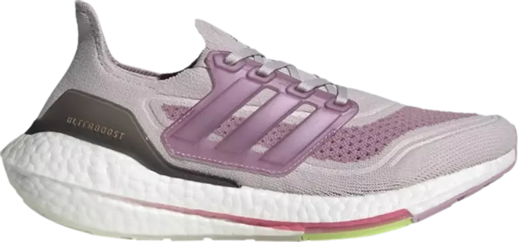 Кроссовки Adidas Wmns UltraBoost 21, фиолетовый/белый