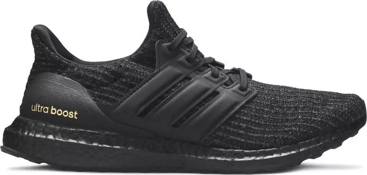 Кроссовки Adidas Wmns UltraBoost 4.0 'Triple Black Gold', черный