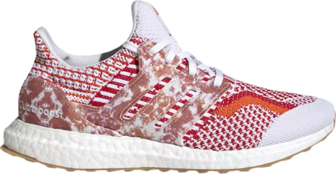 Кроссовки Adidas Wmns UltraBoost 5.0 'Cloud White Scarlet', красный