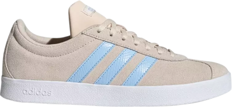 Кроссовки Adidas Wmns VL Court 2.0 'Linen Glow Blue', загар