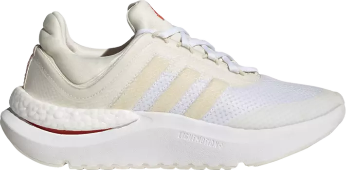 Кроссовки Adidas Wmns ZNSARA 'Off White Bright Red', кремовый