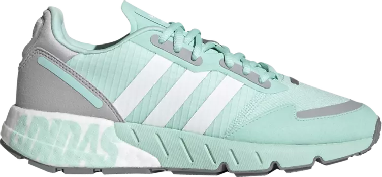 Кроссовки Adidas Wmns ZX 1K Boost 'Bold Logo Graphic - Clear Mint', зеленый