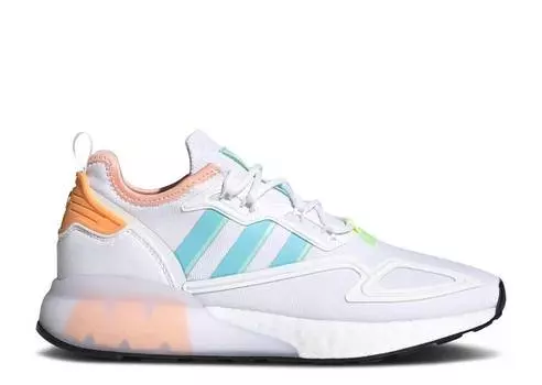 Кроссовки Adidas WMNS ZX 2K BOOST 'WHITE HAZY SKY PINK', белый