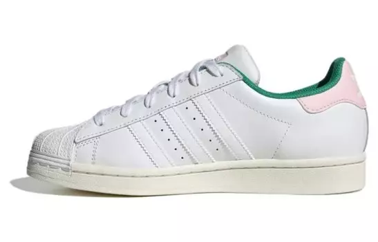 Кроссовки Adidas Women's Superstar 'White Pink Green Chenille' Adidas Originals