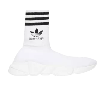 Кроссовки Adidas x Balenciaga Speed Sneaker 'White', белый