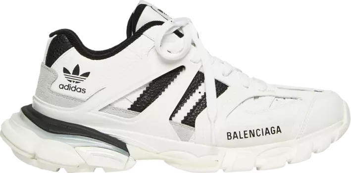 Кроссовки Adidas x Balenciaga Track Sneaker 'White Black', белый