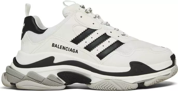 Кроссовки Adidas x Balenciaga Triple S Sneaker White, белый