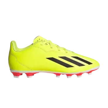Кроссовки adidas X Crazyfast Club FxG K Solar Energy Pack, желтый