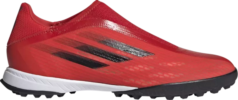Кроссовки Adidas X Speedflow.3 Laceless TF 'Red', красный