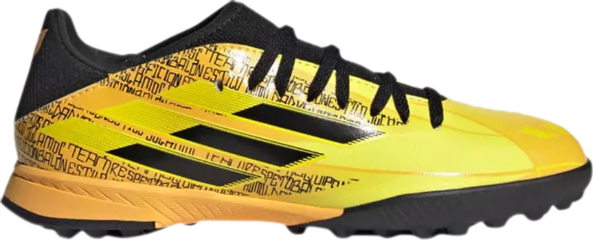 Кроссовки Adidas X Speedflow.3 TF J 'Solar Gold Bright Yellow', золотой