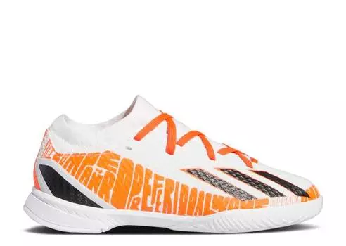 Кроссовки Adidas X SPEEDPORTAL MESSI.3 IN J 'WHITE SOLAR RED', белый