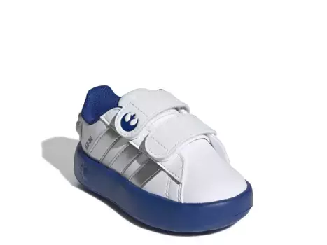 Кроссовки Adidas x Star Wars Grand Court 2.0 — детские, белые