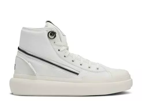 Кроссовки Adidas Y-3 AJATU COURT HIGH 'WHITE BLACK', белый