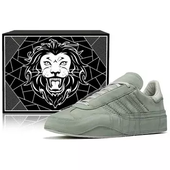 Кроссовки Adidas Y-3 Gazelle 'Silver Green', зеленый