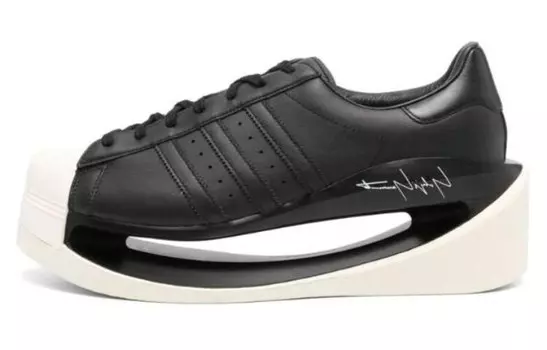 Кроссовки Adidas Y-3 Gendo Superstar Black Cream White, черный/белый