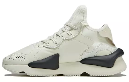 Кроссовки Adidas Y-3 Kaiwa Cream White Black, белый/черный