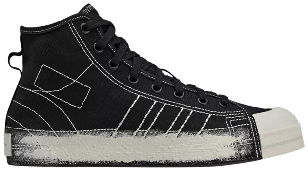 Кроссовки adidas Y-3 Nizza High 'Black Talc', черный