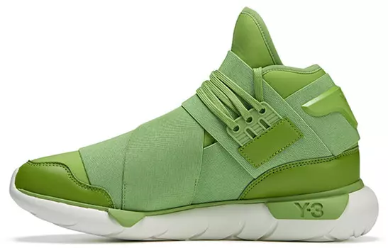 Кроссовки Adidas Y-3 Qasa High 'Team Rave Green', зеленый