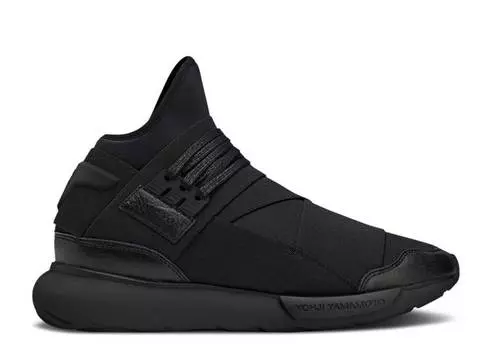 Кроссовки Adidas Y-3 QASA HIGH 'TRIPLE BLACK' 2022, черный
