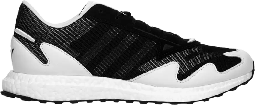 Кроссовки Adidas Y-3 Rhisu Run 'Black White', черный