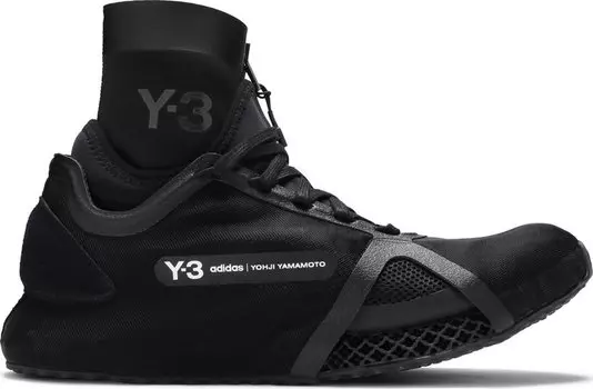 Кроссовки Adidas Y-3 Runner 4D IOW High 'Black', черный