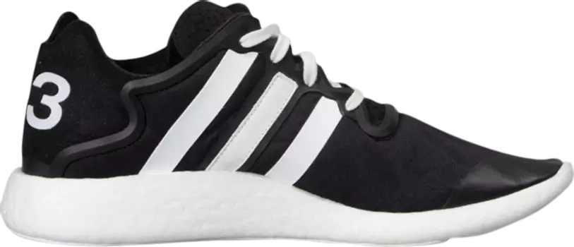 Кроссовки Adidas Y-3 Yohji Run 'Black White', черный