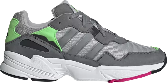 Кроссовки Adidas Yung-96 'Grey Shock Pink', серый