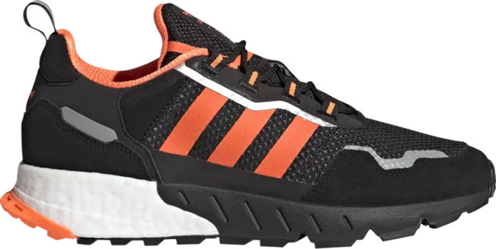 Кроссовки Adidas ZX 1K Boost 'Black Solar Orange', черный