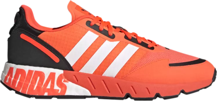 Кроссовки Adidas ZX 1K Boost 'Bold Logo Graphic - Solar Red', красный