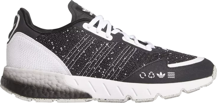 Кроссовки Adidas ZX 1K Boost 'Grey White', серый