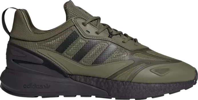 Кроссовки Adidas ZX 2K Boost 2.0 'Focus Olive', зеленый